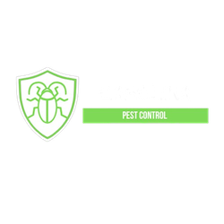 Carolina Pest Control logo featuring a green shield with a bug illustration, emphasizing pest management services in North and South Carolina.